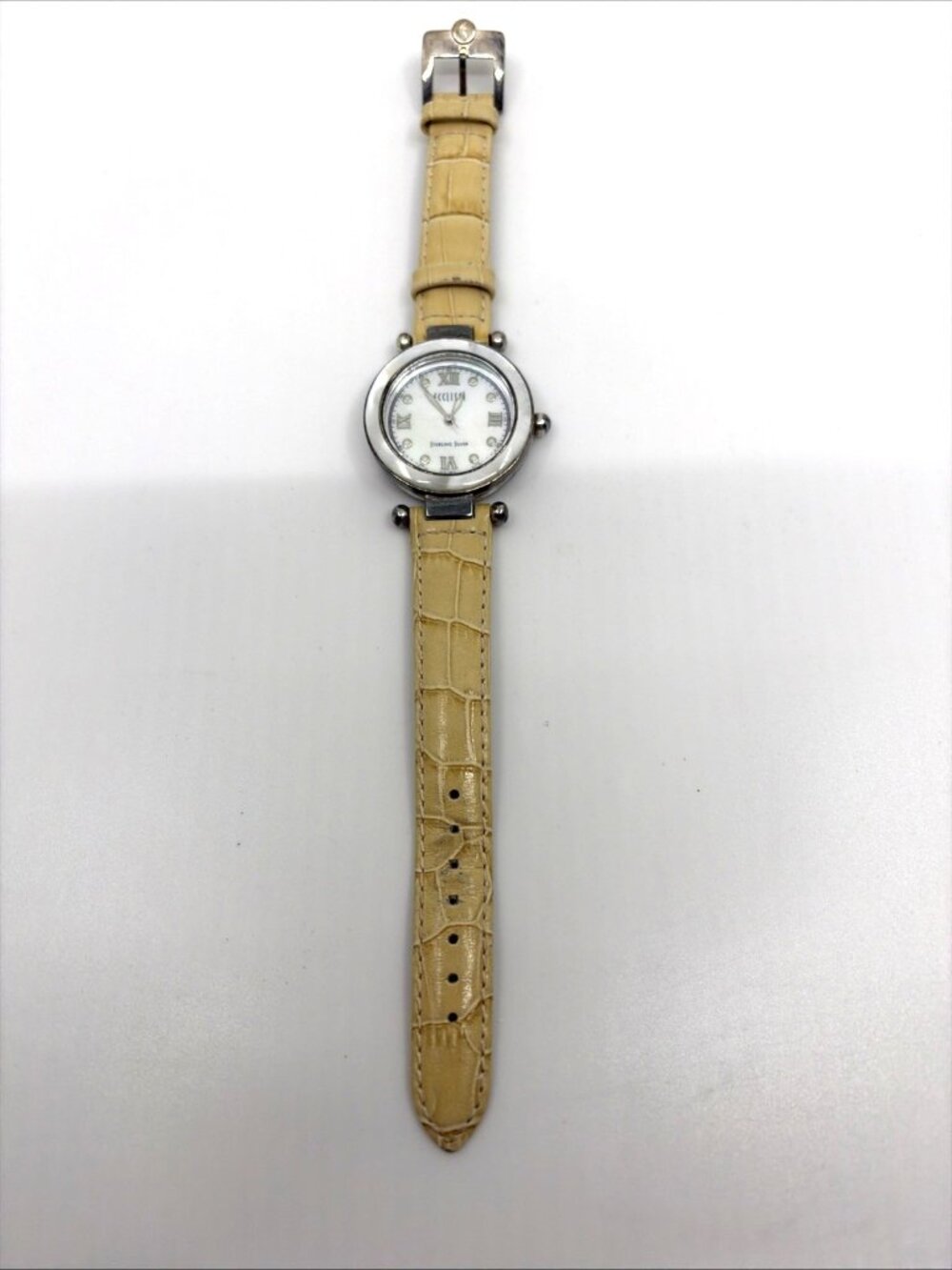 Ecclissi 22340 925 Sterling Silver Mother of Pearl Roman Quartz Women's Watch